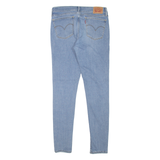 LEVI'S 710 Womens Jeans Blue Slim Skinny Denim Stone Wash W29 L30