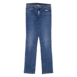 TOMMY HILFIGER Greenwich Womens Jeans Blue Slim Straight Denim Stone Wash W28 L32