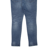 CALVIN KLEIN JEANS CK One Slouchy Womens Jeans Blue Slim Skinny Denim Stone Wash W26 L25