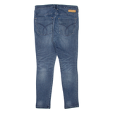 CALVIN KLEIN JEANS CK One Slouchy Womens Jeans Blue Slim Skinny Denim Stone Wash W26 L25