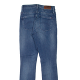 TOMMY HILFIGER Santana High Rise Womens Jeans Blue Slim Skinny Denim Stone Wash W24 L30