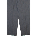 Mens Trousers Grey Relaxed Straight W34 L29