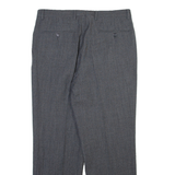 Mens Trousers Grey Relaxed Straight W34 L29
