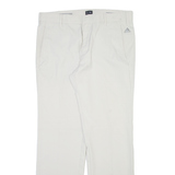 ADIDAS Mens Trousers Beige Regular Straight W34 L32