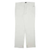 ADIDAS Mens Trousers Beige Regular Straight W34 L32