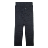 LEVI'S Mens Trousers Black Slim Straight W31 L32