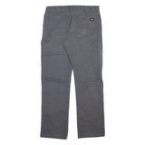DICKIES Carpenter Womens Trousers Grey Regular Straight W32 L32