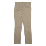 CARHARTT WIP Mens Trousers Beige Slim Straight W29 L32