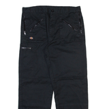 DICKIES Mens Trousers Black Relaxed Straight W36 L30
