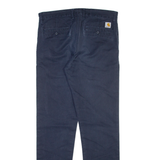 CARHARTT WIP Mens Trousers Blue Slim Straight W30 L32