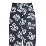 POPLIN PROJECT Womens Trousers Black Relaxed Tapered W27 L28