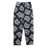 POPLIN PROJECT Womens Trousers Black Relaxed Tapered W27 L28