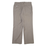 Mens Trousers Brown Regular Straight W32 L30