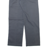 DICKIES Mens Trousers Grey Slim Straight W32 L29