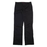 DICKIES Womens Trousers Black Regular Bootcut W30 L31