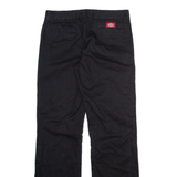 DICKIES Womens Trousers Black Regular Bootcut W30 L31