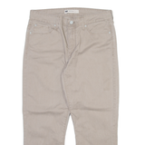 LEVI'S Womens Trousers Grey Slim Straight W31 L24