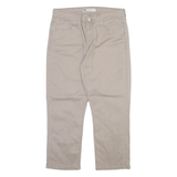 LEVI'S Womens Trousers Grey Slim Straight W31 L24