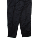 Mens Trousers Black Relaxed Tapered W30 L28