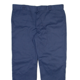 DICKIES 874 Workwear Mens Trousers Blue Regular Straight W42 L30