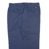 DICKIES 874 Workwear Mens Trousers Blue Regular Straight W42 L30
