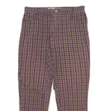 NEWPORT Womens Trousers Purple Relaxed Tapered W32 L27