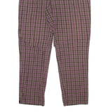 NEWPORT Womens Trousers Purple Relaxed Tapered W32 L27