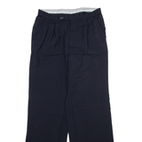 Mens Trousers Black Regular Straight W30 L30