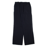 Mens Trousers Black Regular Straight W30 L30