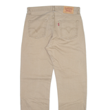 LEVI'S 751 Mens Trousers Beige Regular Straight W33 L32