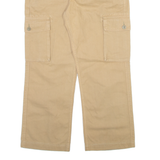 COLONIAL Cargo Mens Trousers Beige Relaxed Straight W33 L27
