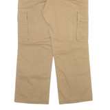 COLONIAL Cargo Mens Trousers Beige Relaxed Straight W33 L27