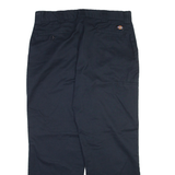 DICKIES Mens Trousers Black Relaxed Straight W38 L31