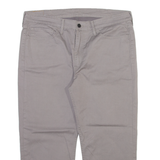 LEVI'S 514 Mens Trousers Grey Slim Straight W38 L23