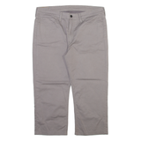 LEVI'S 514 Mens Trousers Grey Slim Straight W38 L23