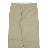 DICKIES 874 Workwear Mens Trousers Beige Regular Straight W30 L26