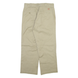 DICKIES 874 Workwear Mens Trousers Beige Regular Straight W30 L26