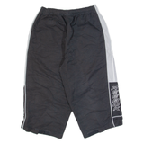 REEBOK Mens Sports Shorts Black Relaxed S W26