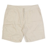 LAURA ASHLEY Womens Chino Shorts Beige UK 14 W34