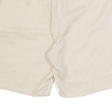 LAURA ASHLEY Womens Chino Shorts Beige UK 14 W34