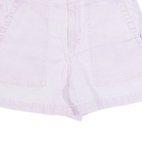 BOSS HUGO BOSS Womens Denim Shorts Purple Slim S W26