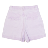 BOSS HUGO BOSS Womens Denim Shorts Purple Slim S W26