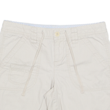 TOMMY HILFIGER Womens Cargo Shorts Beige UK 8 W31