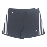 ADIDAS Womens Sports Shorts Black UK 10 W28