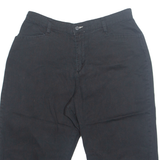 LEE Petite 3/4 Length Womens Pedal Pushers Shorts Black UK 14 W31