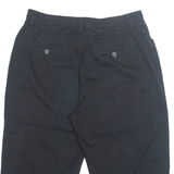 LEE Petite 3/4 Length Womens Pedal Pushers Shorts Black UK 14 W31
