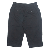 LEE Petite 3/4 Length Womens Pedal Pushers Shorts Black UK 14 W31