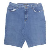 LEE Petite Womens Denim Shorts Blue Relaxed UK 14 W32