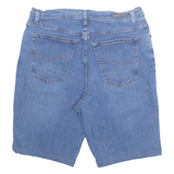 LEE Petite Womens Denim Shorts Blue Relaxed UK 14 W32