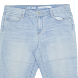 DKNY Womens Denim Shorts Blue UK 12 W36